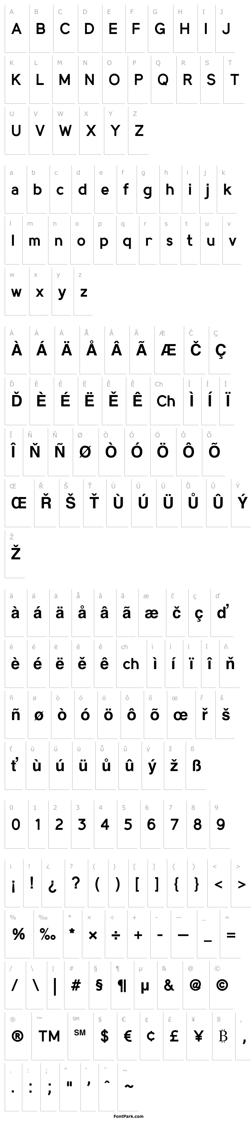 Overview MadeynSans Semibold