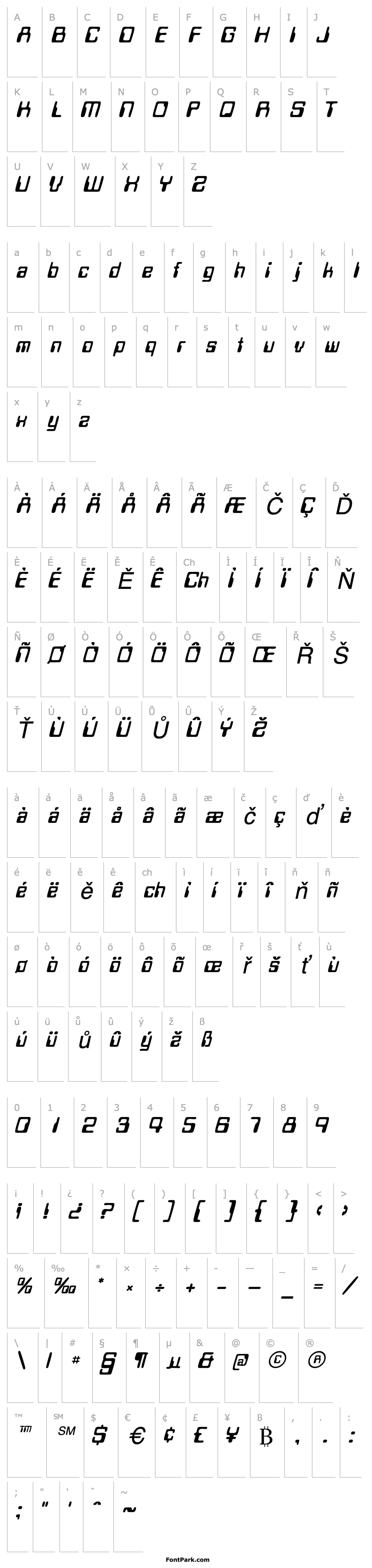 Overview MagCardSSK Italic