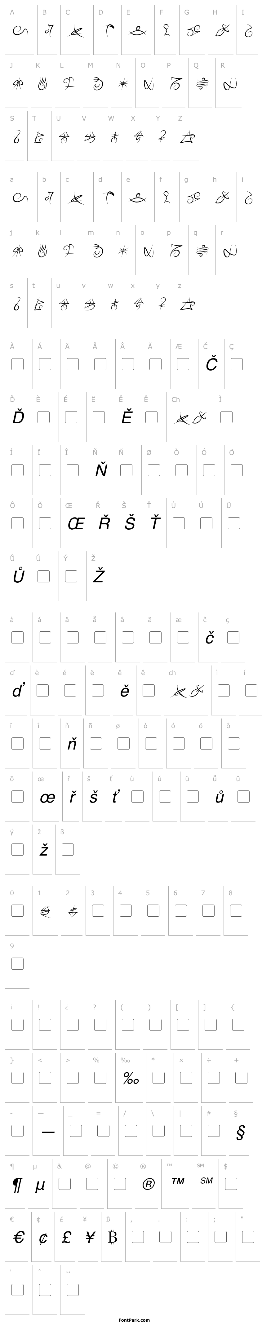 Overview Mage Script Italic