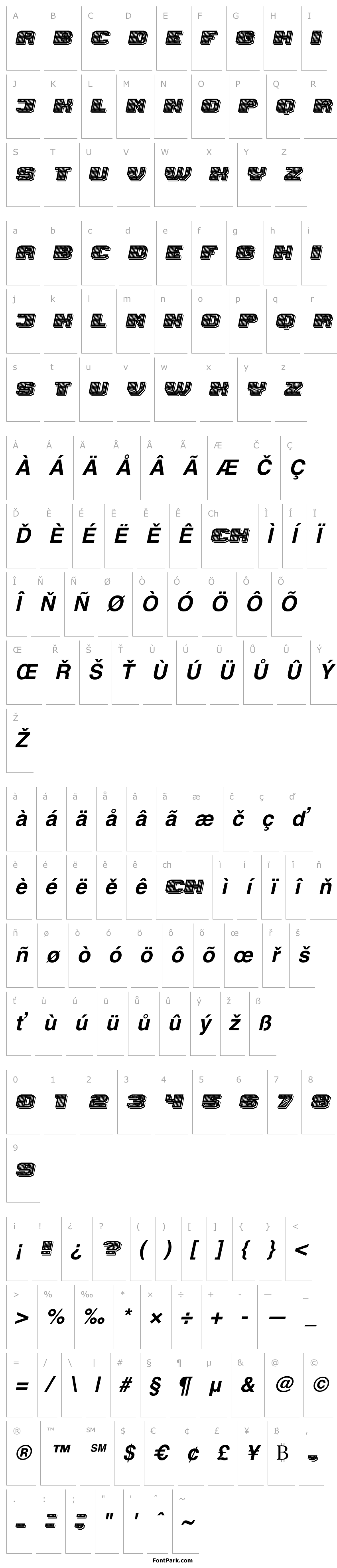 Přehled Magia Shadow Neon Italic