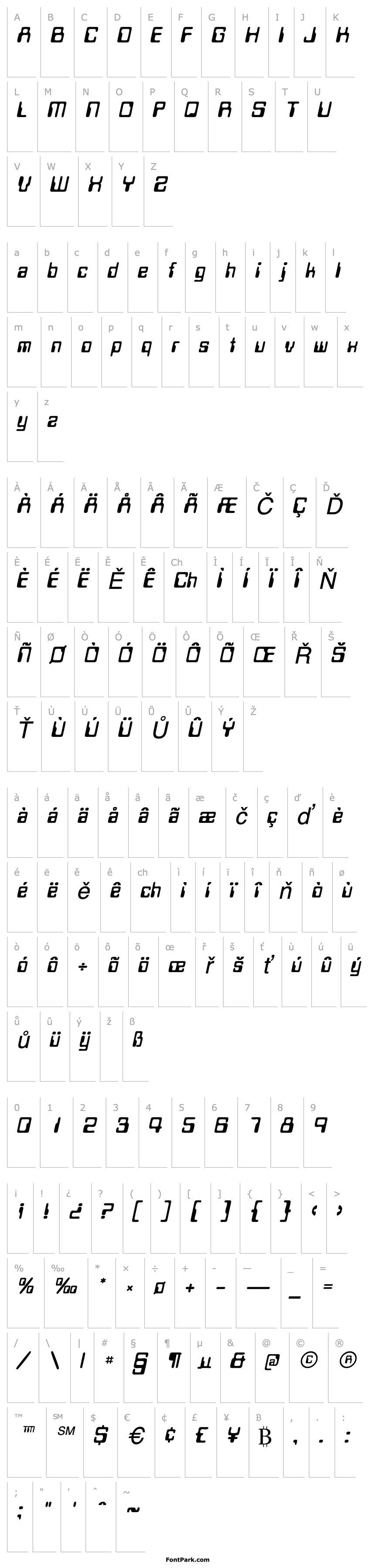 Přehled MagneticCard Italic