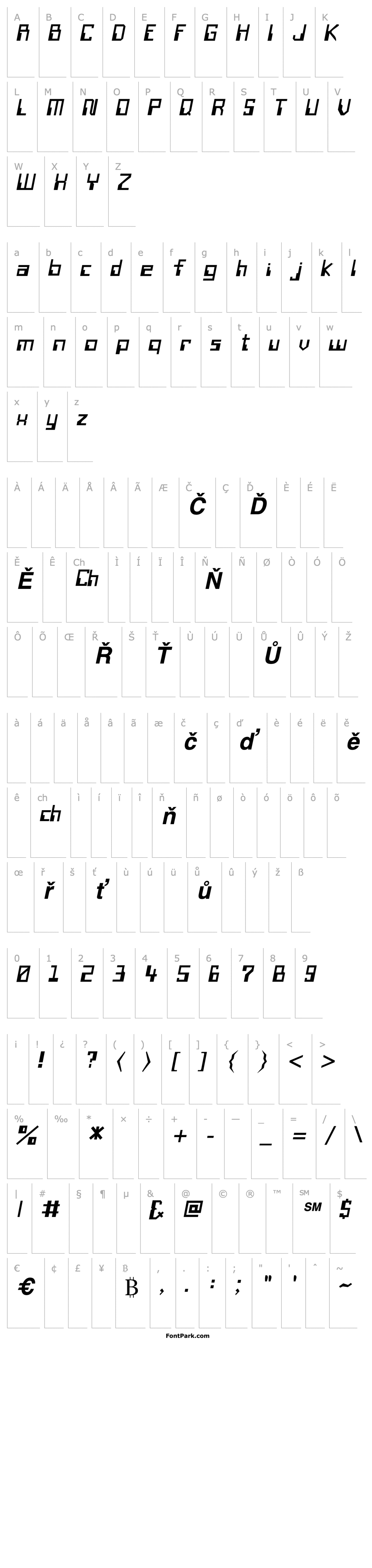 Přehled MagneticCardTwo Bold Italic