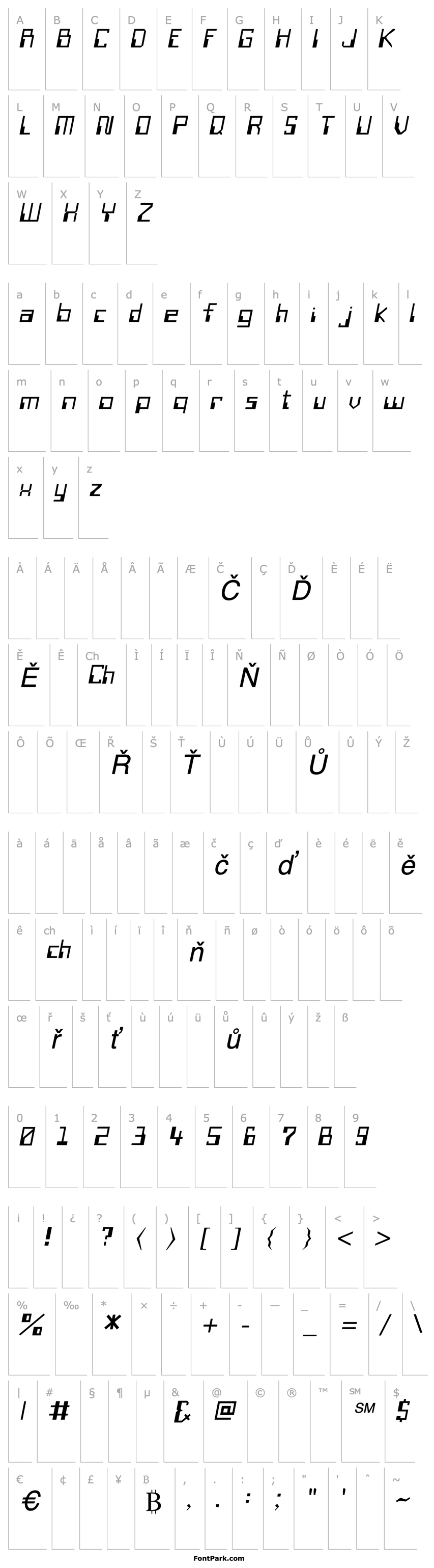 Overview MagneticCardTwo Italic