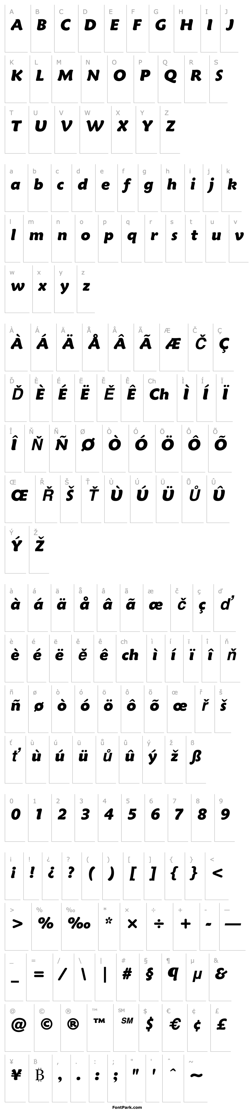 Přehled MaiandraGD-BlackItalic