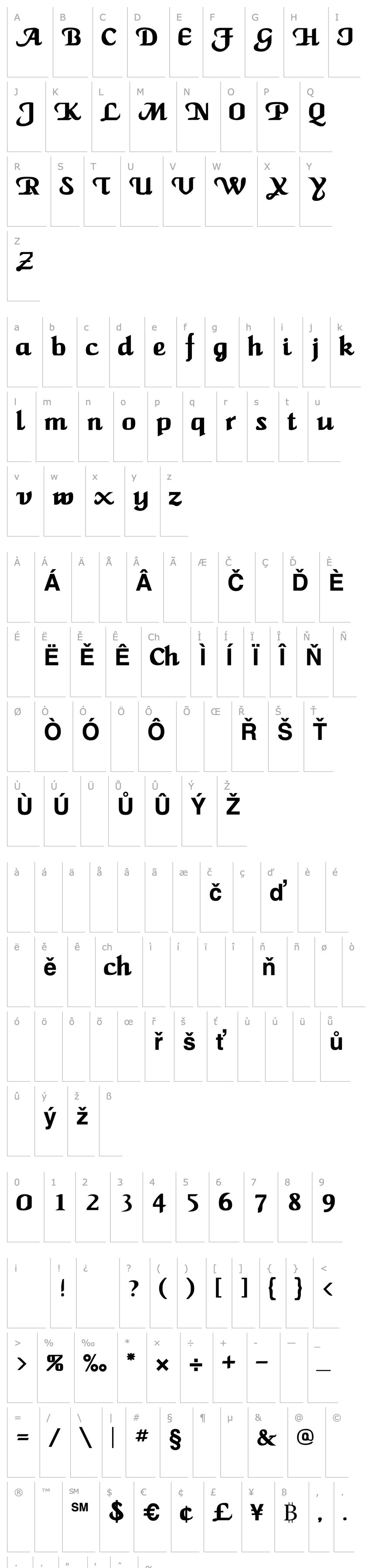 Overview MaidenWord Bold