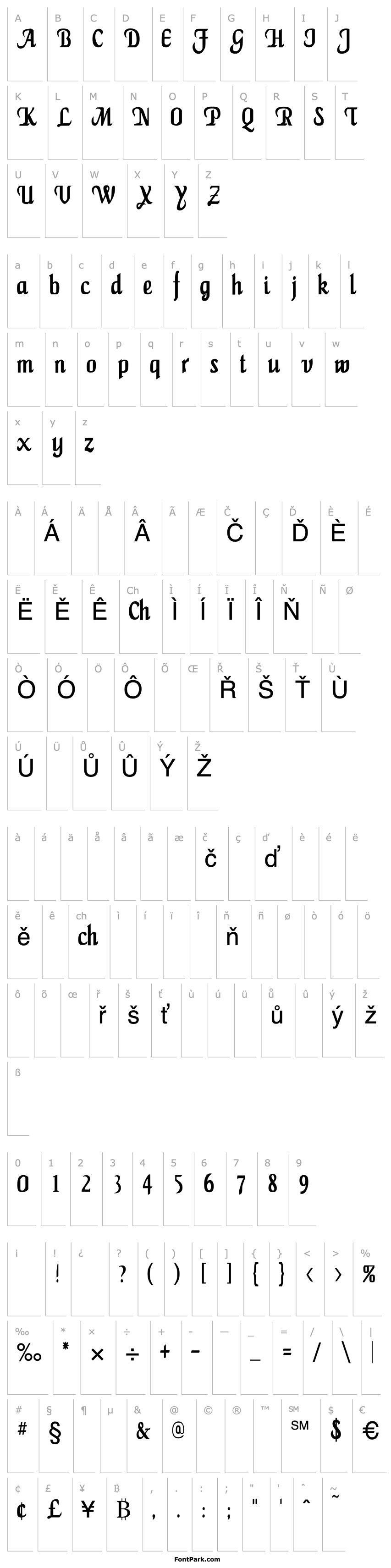 Přehled MaidenWordCondensed