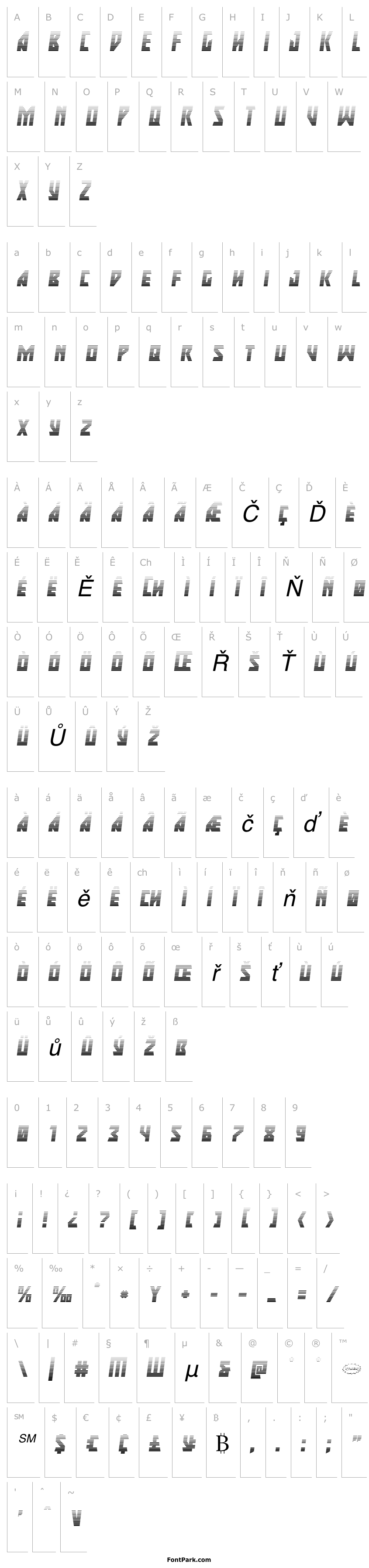 Přehled Major Force Gradient Italic