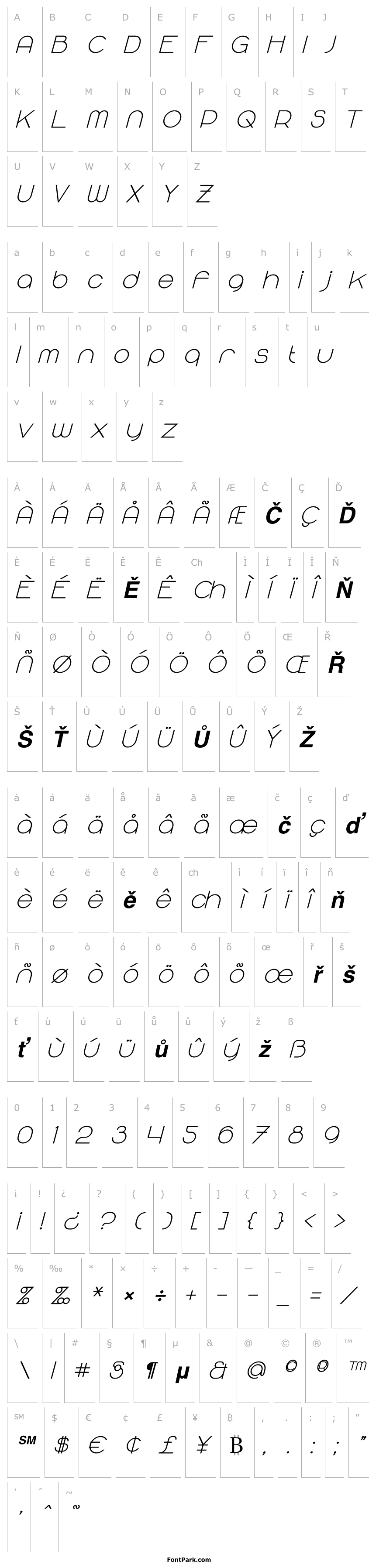 Overview Majoram Sans Bold Italic