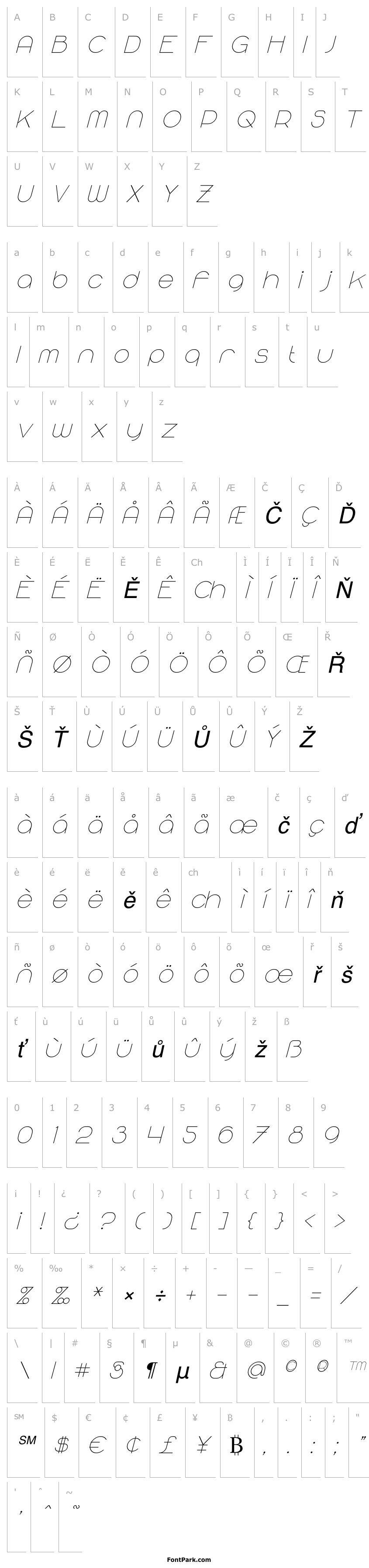 Overview Majoram Sans Italic