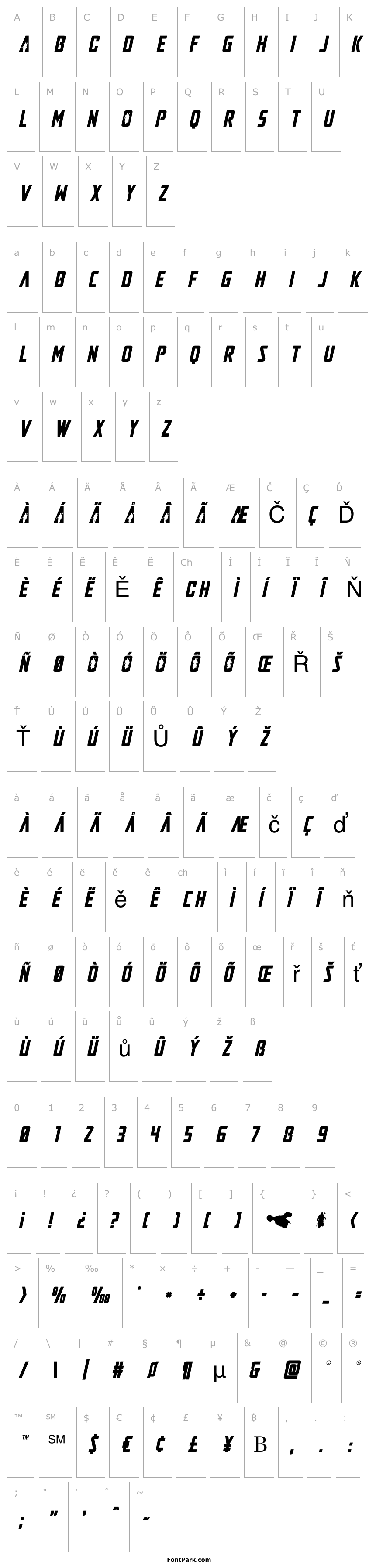 Přehled Mandalore Title Italic