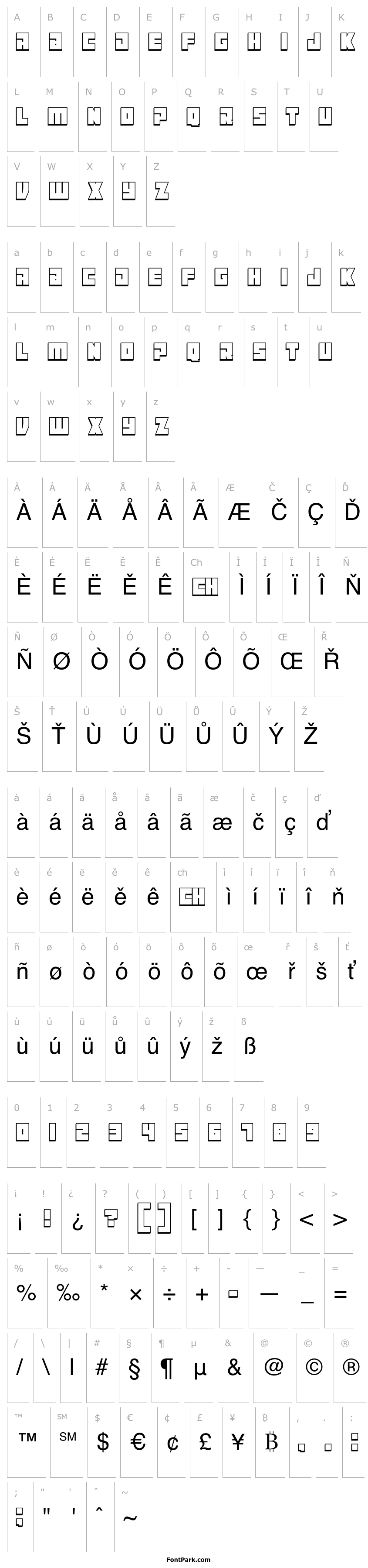 Overview Maniac Outline Regular