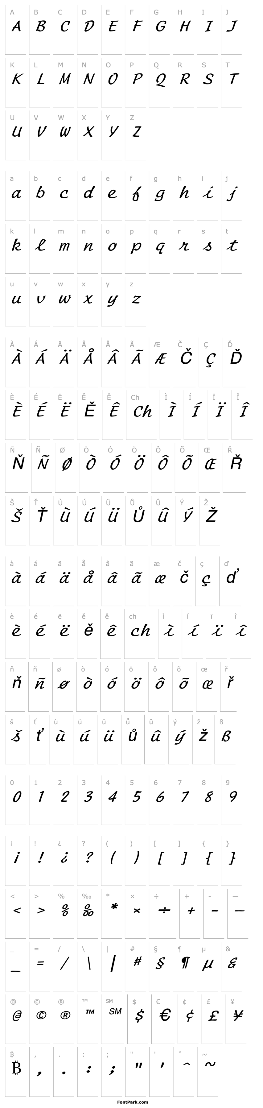 Overview Manuscript Wide Italic