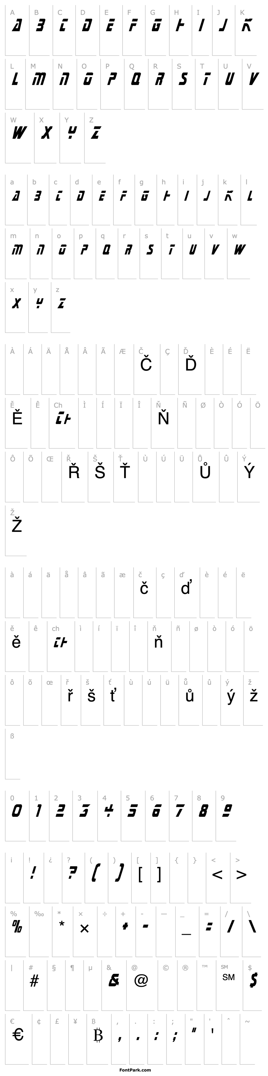 Přehled MarinerCondensed