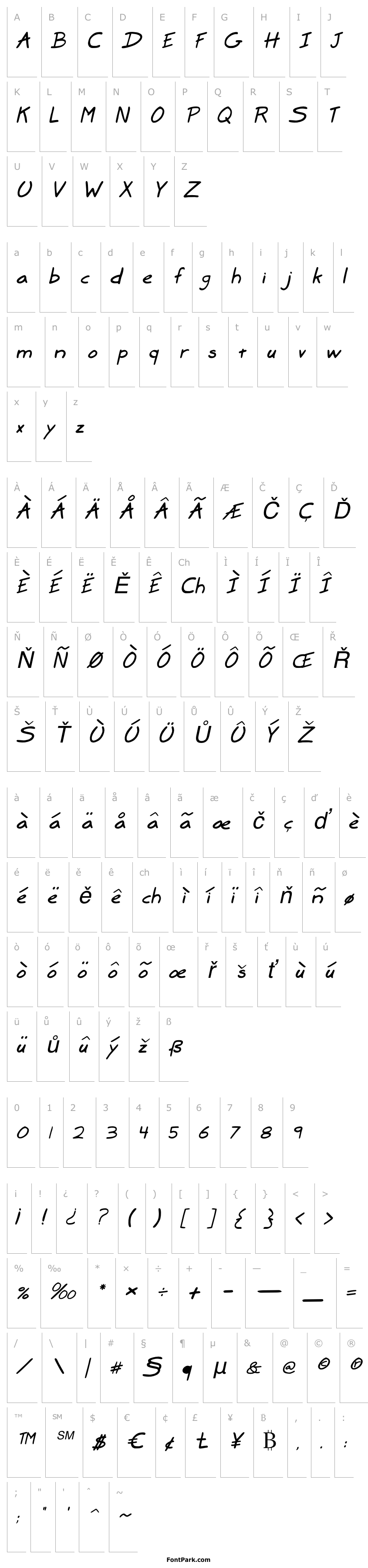 Overview Marker SD Italic