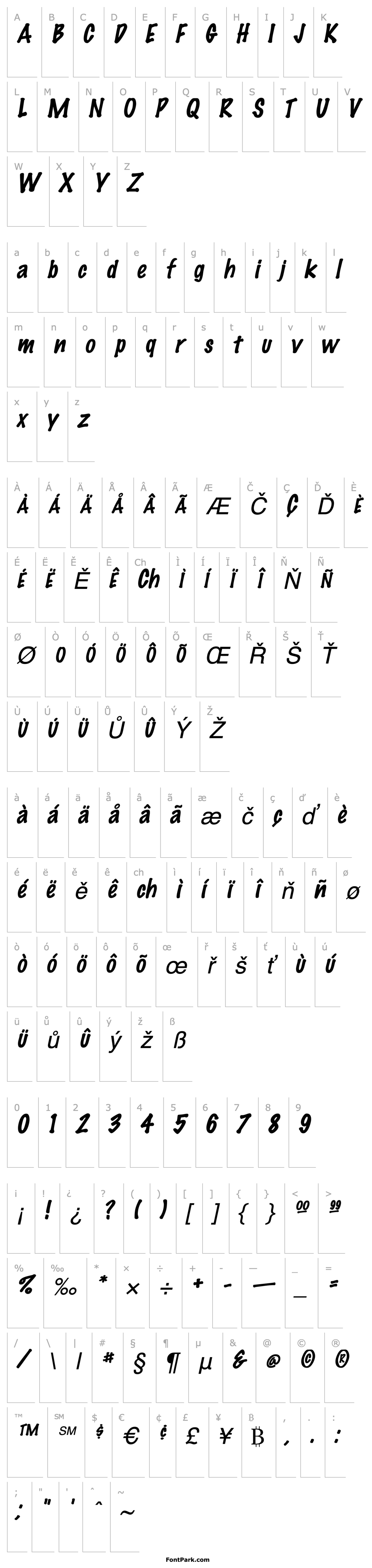 Přehled MarkerBoardSSK Italic