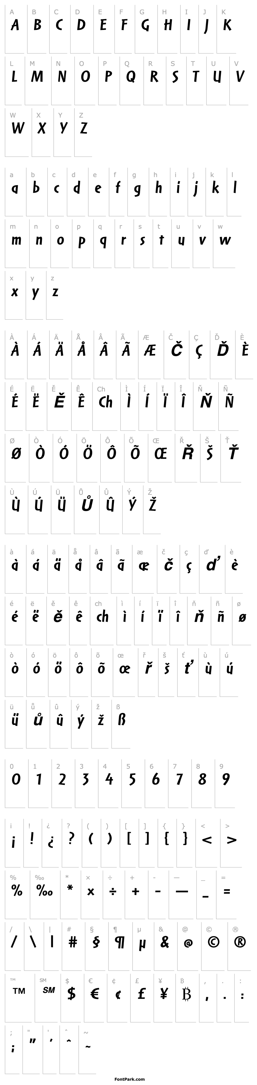 Overview Markin LT Bold Italic