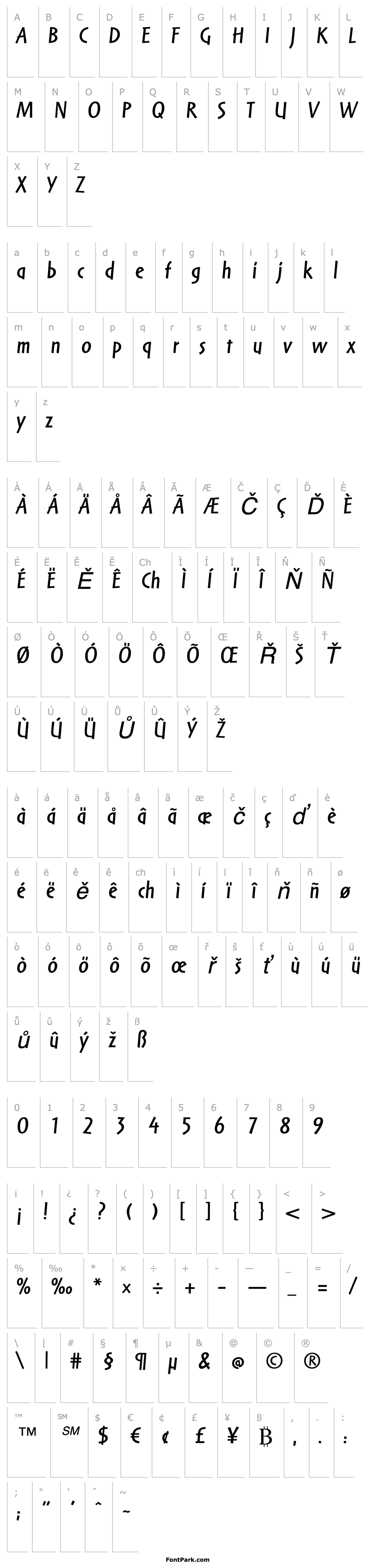 Overview Markin LT Italic