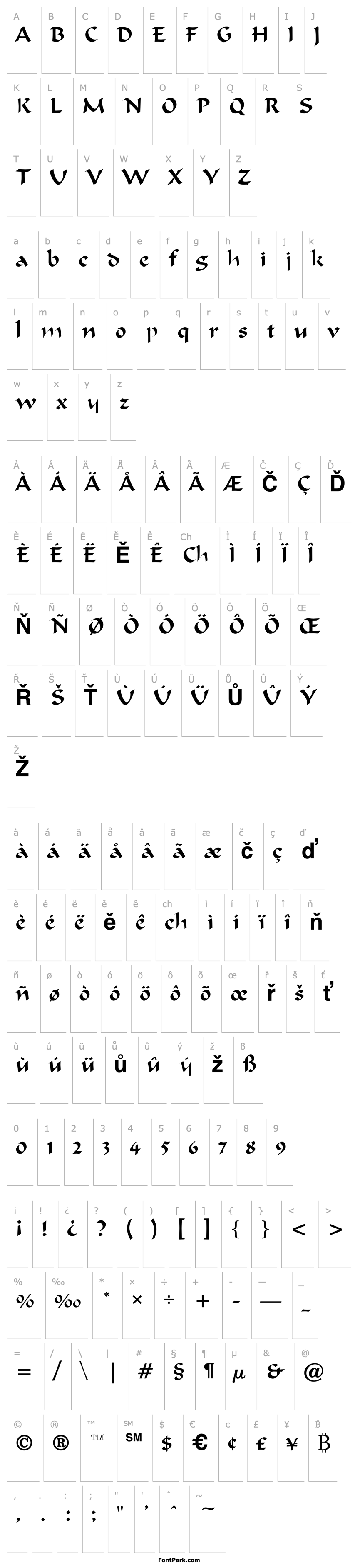 Overview Marlin Thin Bold