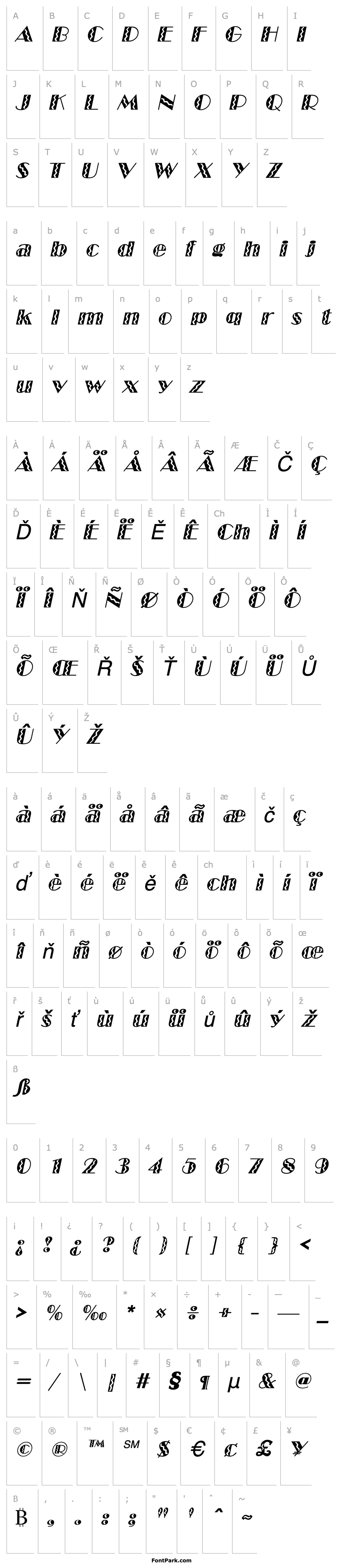 Přehled MarqueeFlash Italic