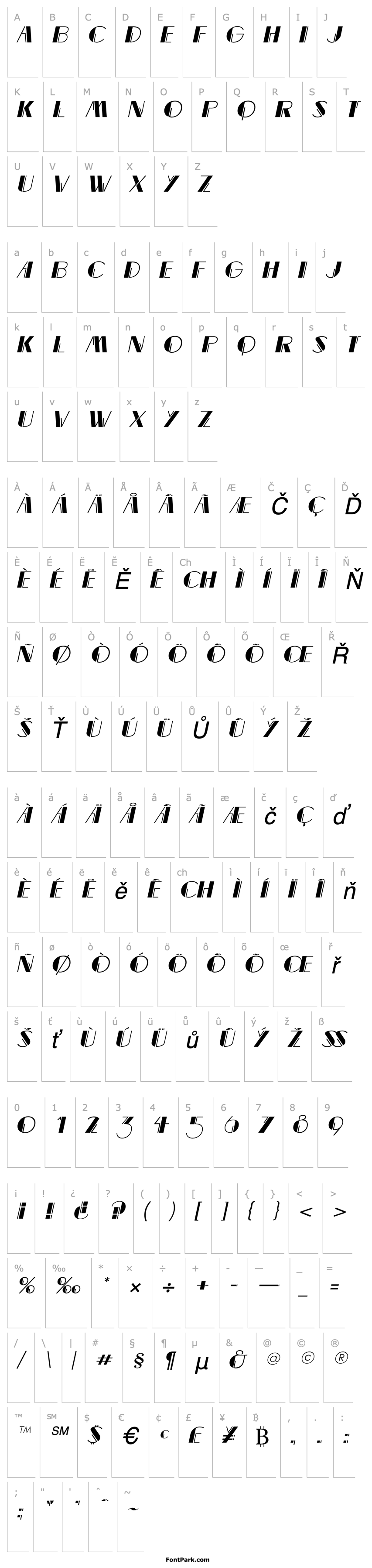 Přehled MarqueeMieux Italic