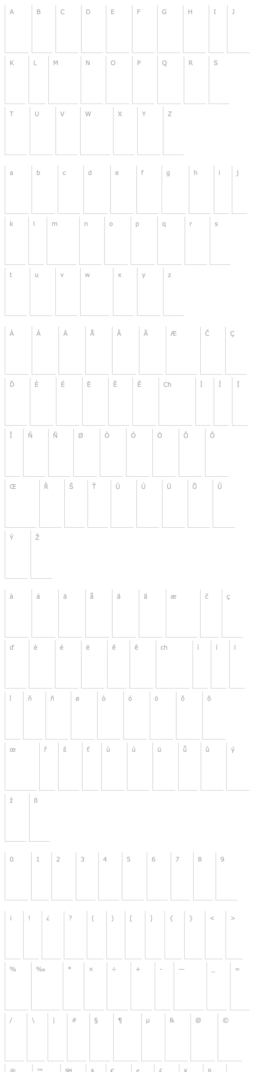 Overview Marshmallow-SuperPuffItalic