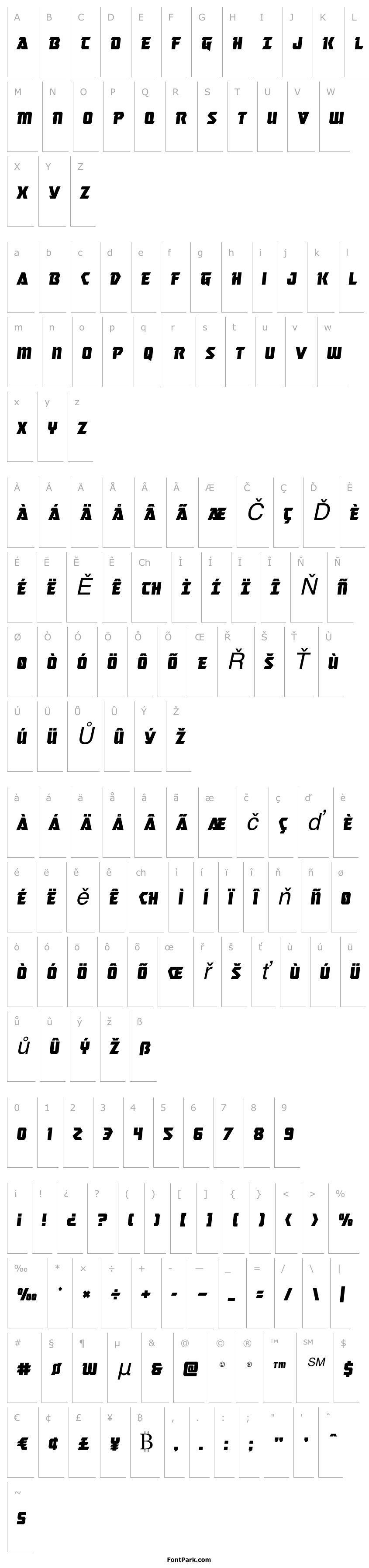 Overview Master Breaker Semi-Italic