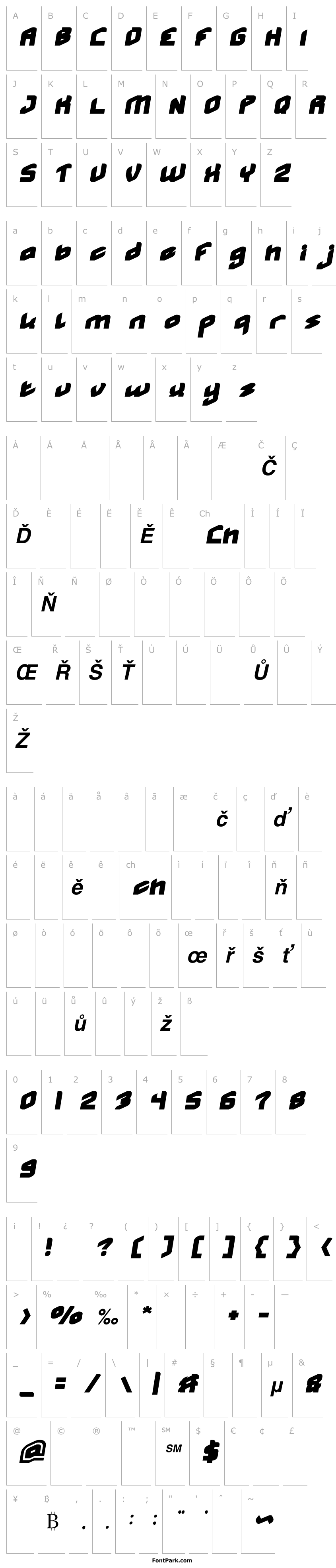 Overview MASTER-Normal Italic