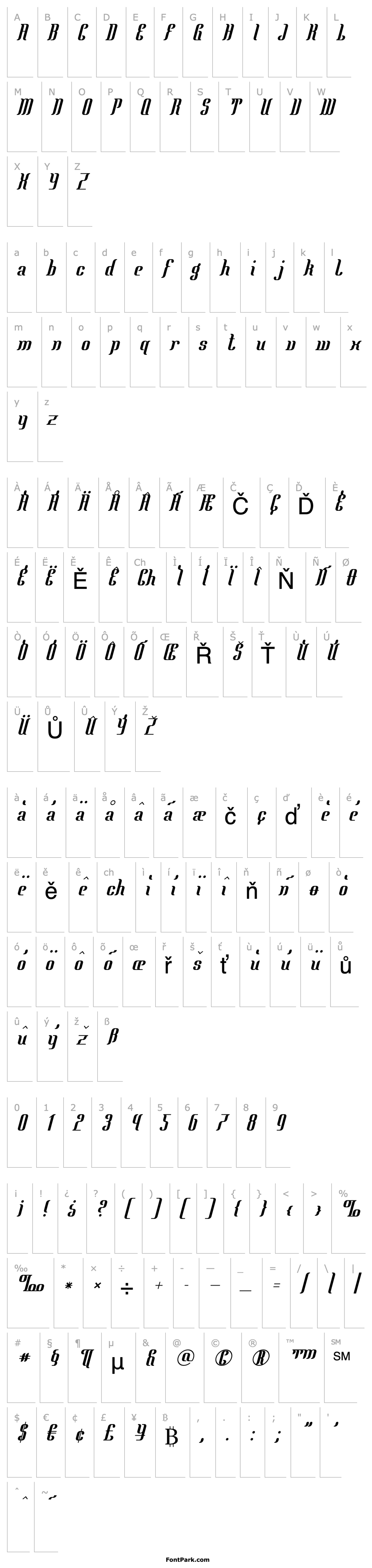 Přehled Mata Hari Hollandaise Italic