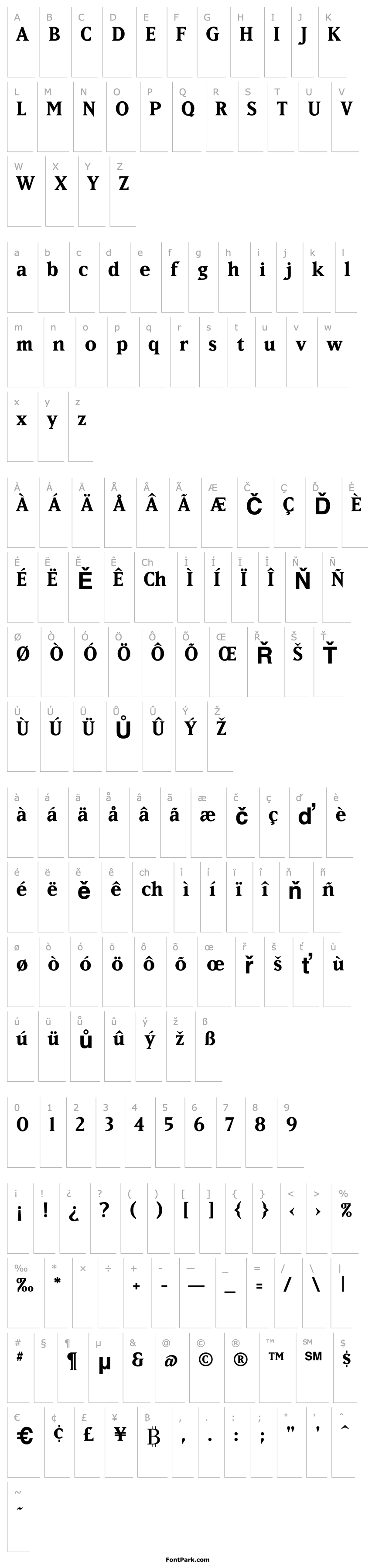 Overview MatrixBoldLining Bold