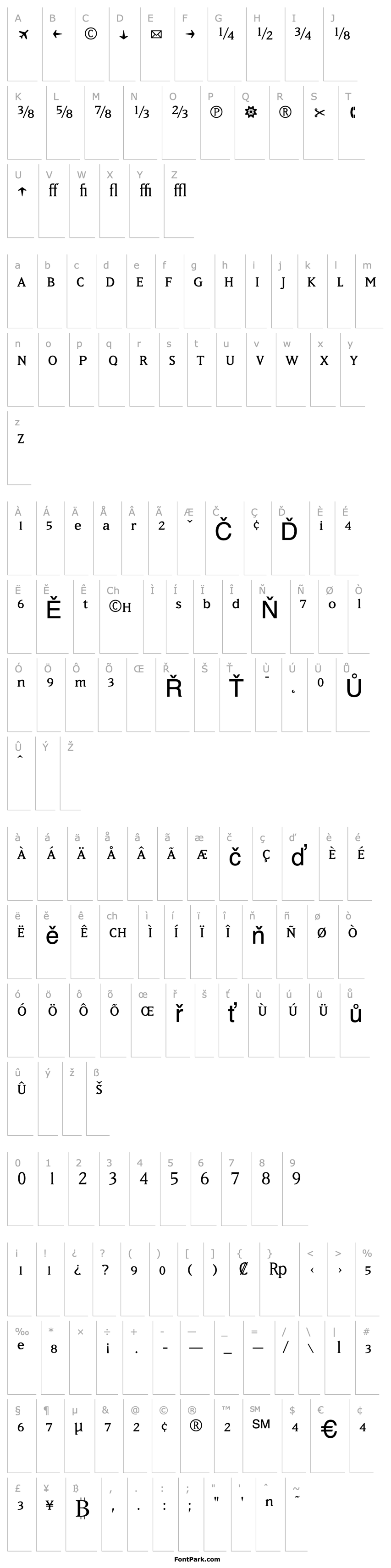 Přehled MatrixBookFractions