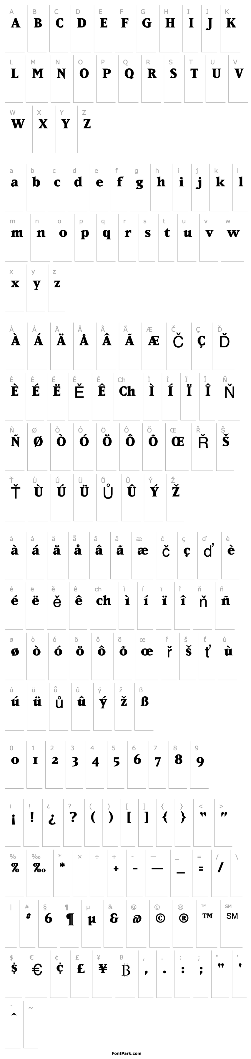 Overview MatrixExtraBold