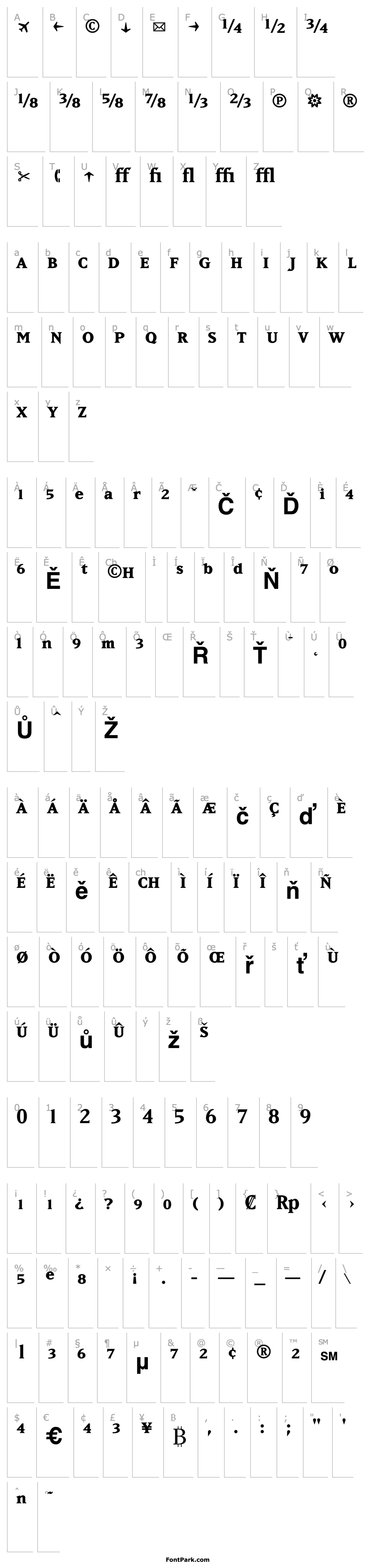 Přehled MatrixFractions-Bold