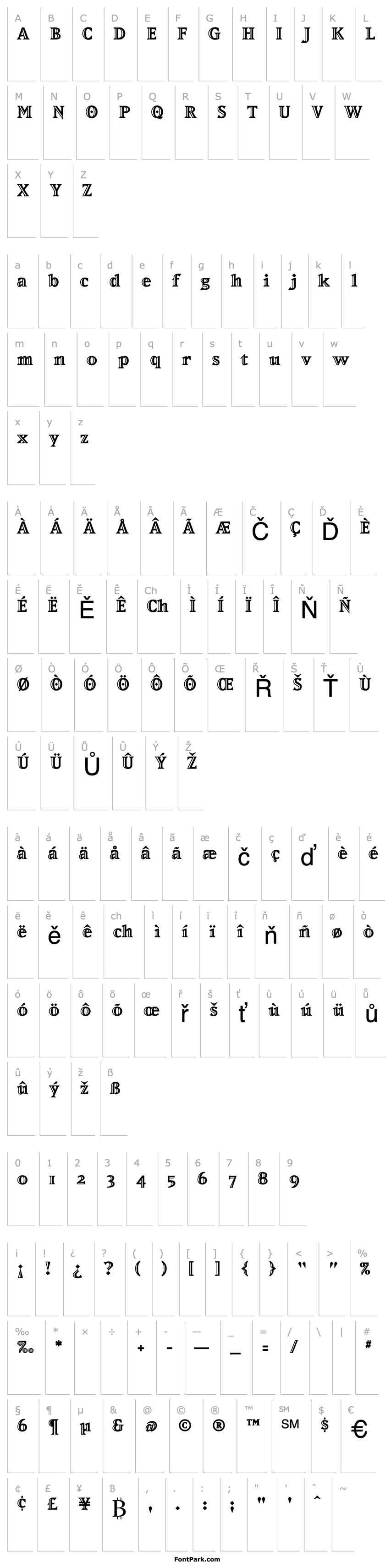 Přehled MatrixInlineExtraBold