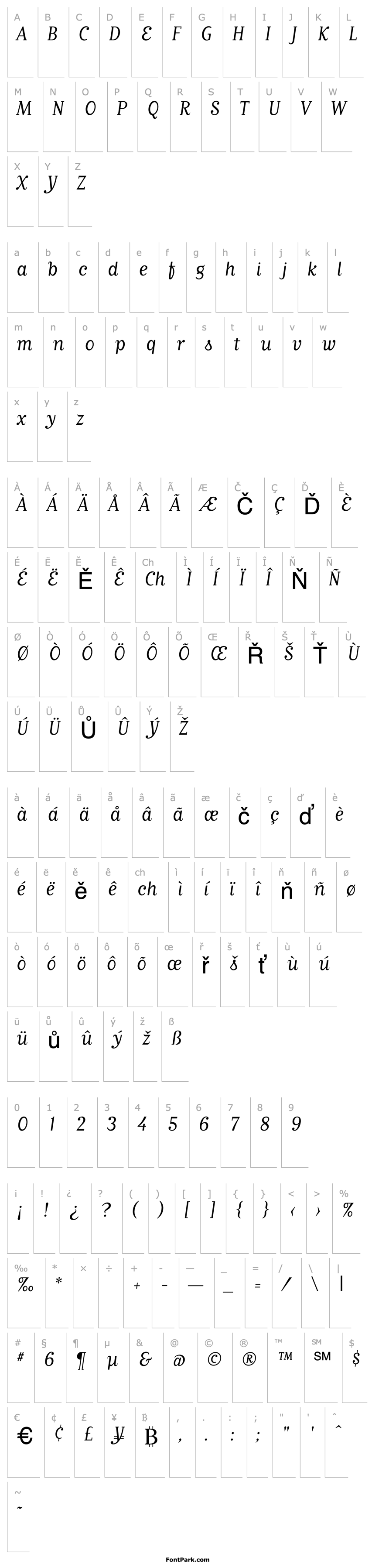 Overview MatrixScriptBookLining