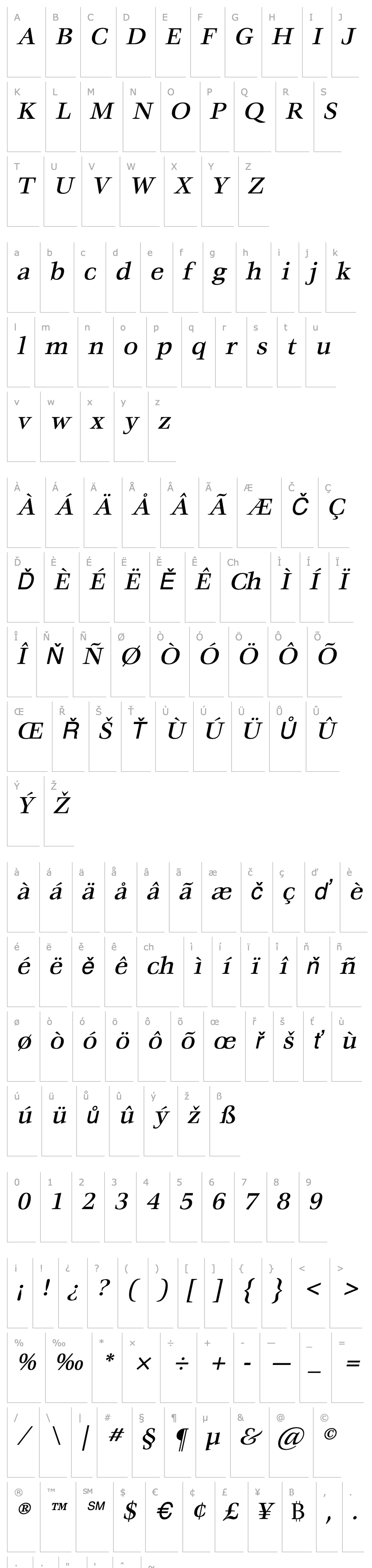 Overview Mature Italic