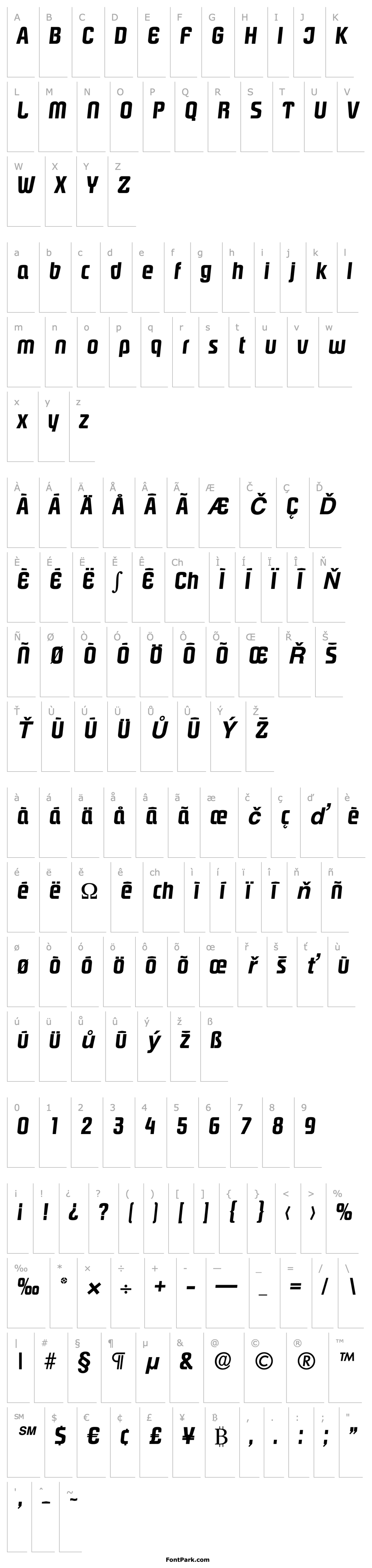 Overview MaxBecker Bold Italic