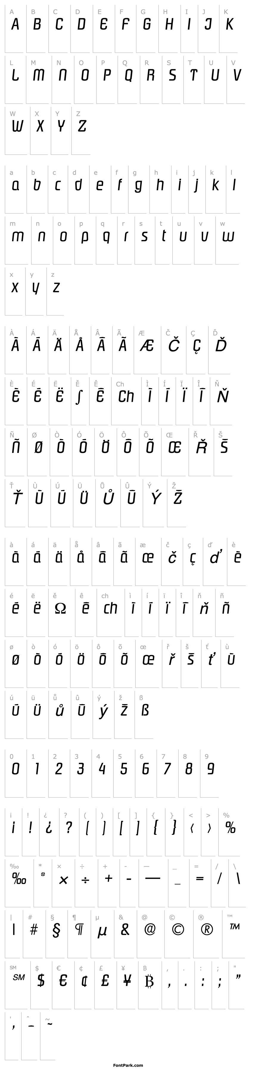 Přehled MaxBecker Italic