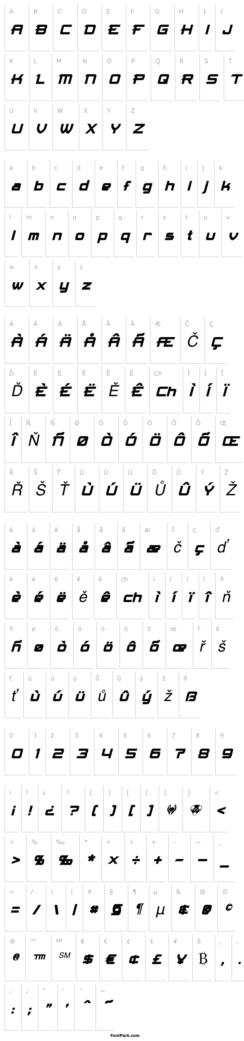 Přehled Maximize Bold Italic