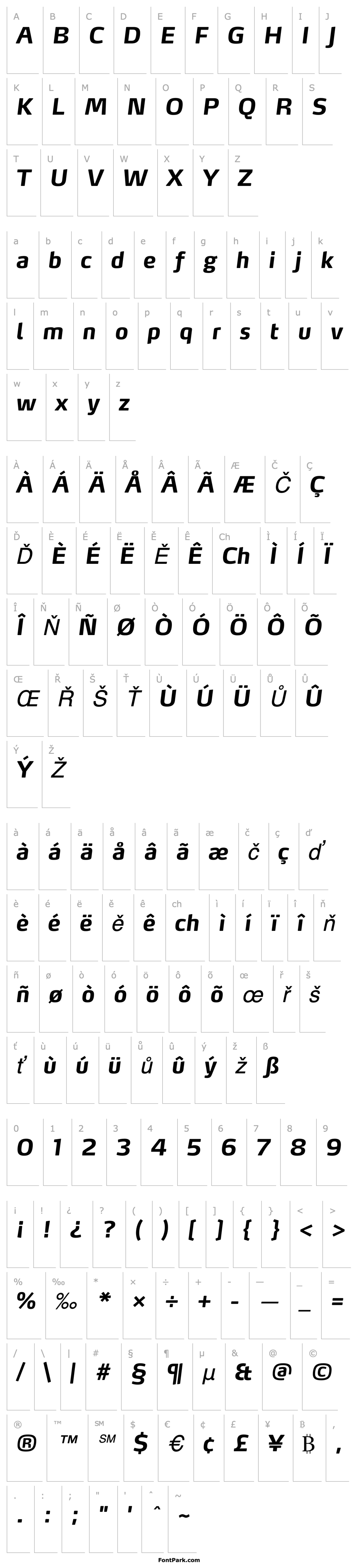 Přehled MaxLF-BoldItalic