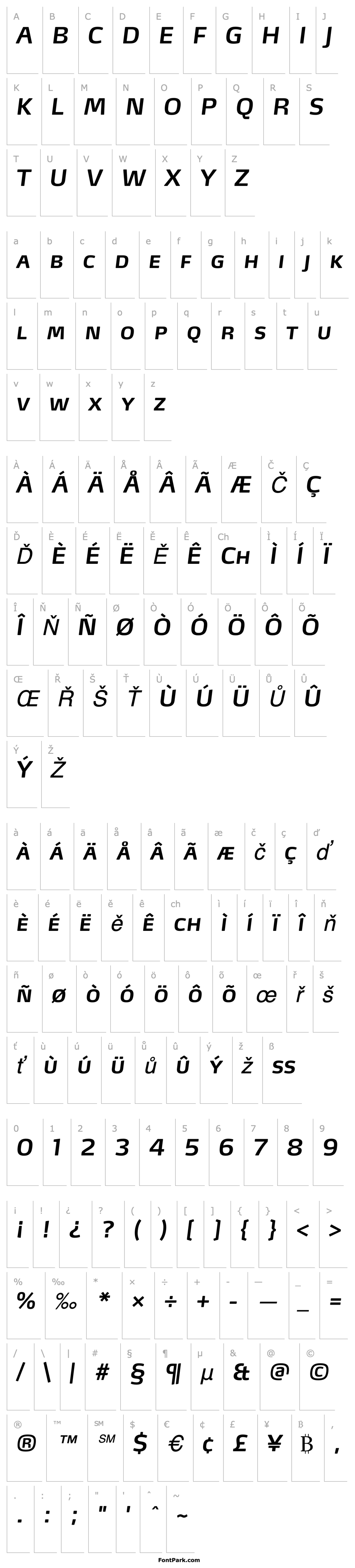 Přehled MaxLF-SemiBoldItalicSC