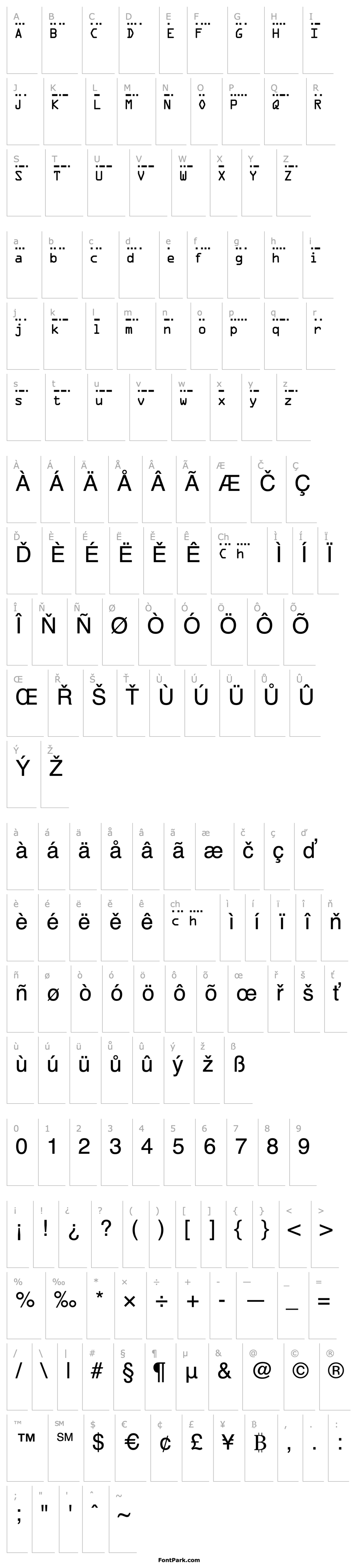 Overview MC morse_Vail_Code_1837 S