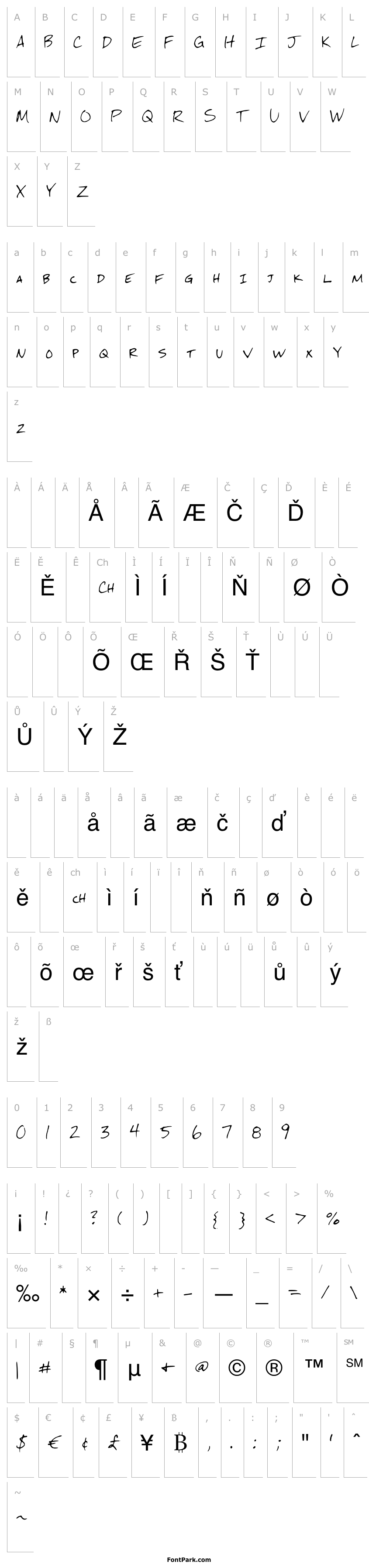Přehled McHandwriting