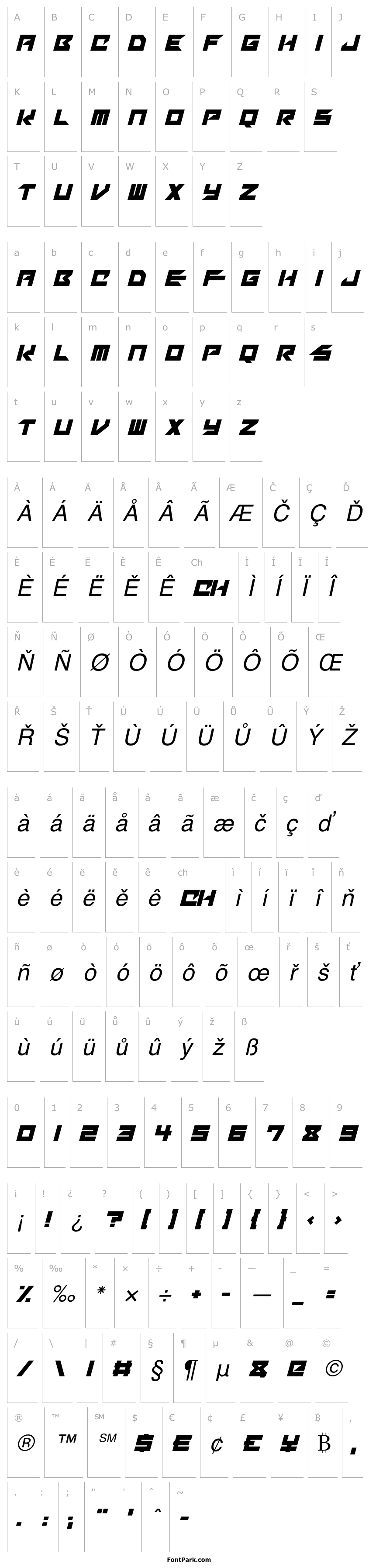 Overview Mechacubes Italic