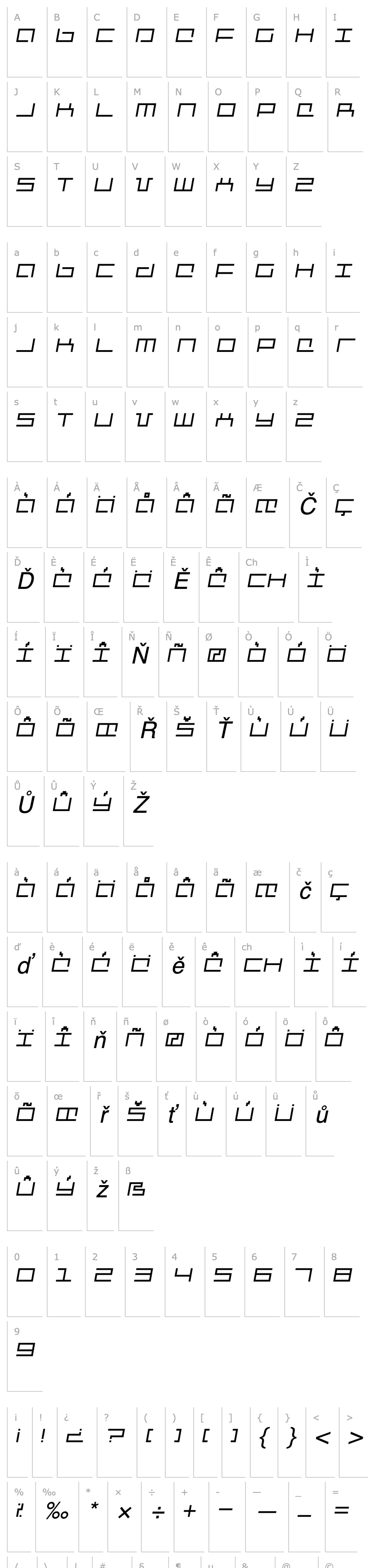 Overview Mechanic Italic