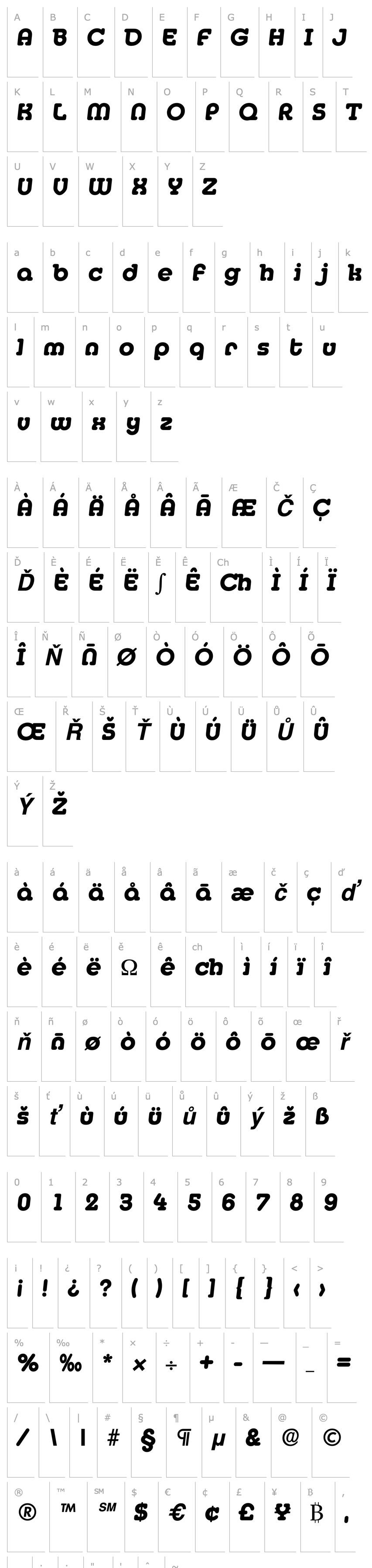 Přehled Media-Serial-ExtraBold-RegularItalic