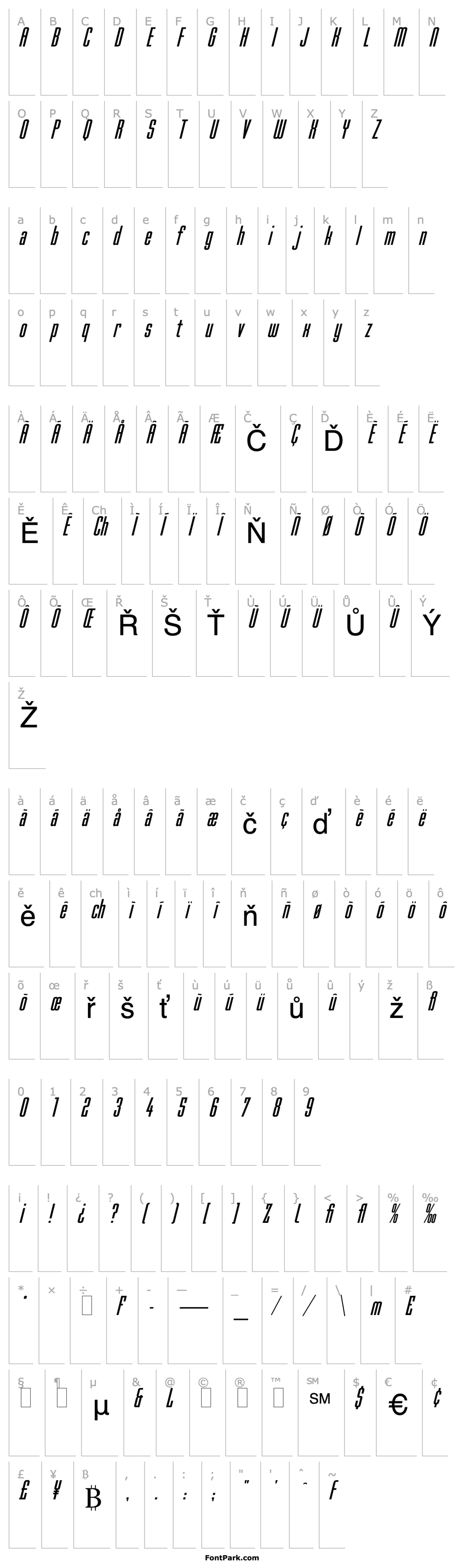 Overview Mekanik Italic LET Plain:1.0