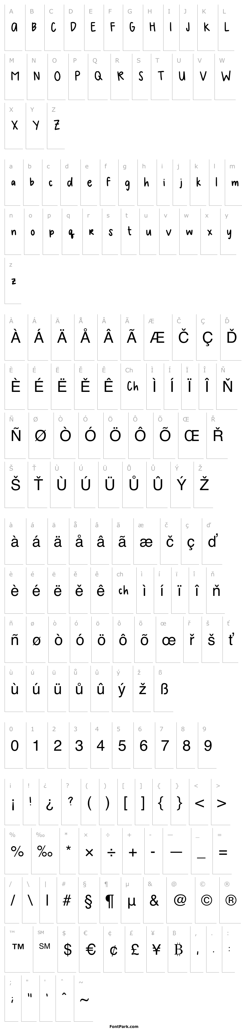 Overview Mel Handwriting 2 Regular