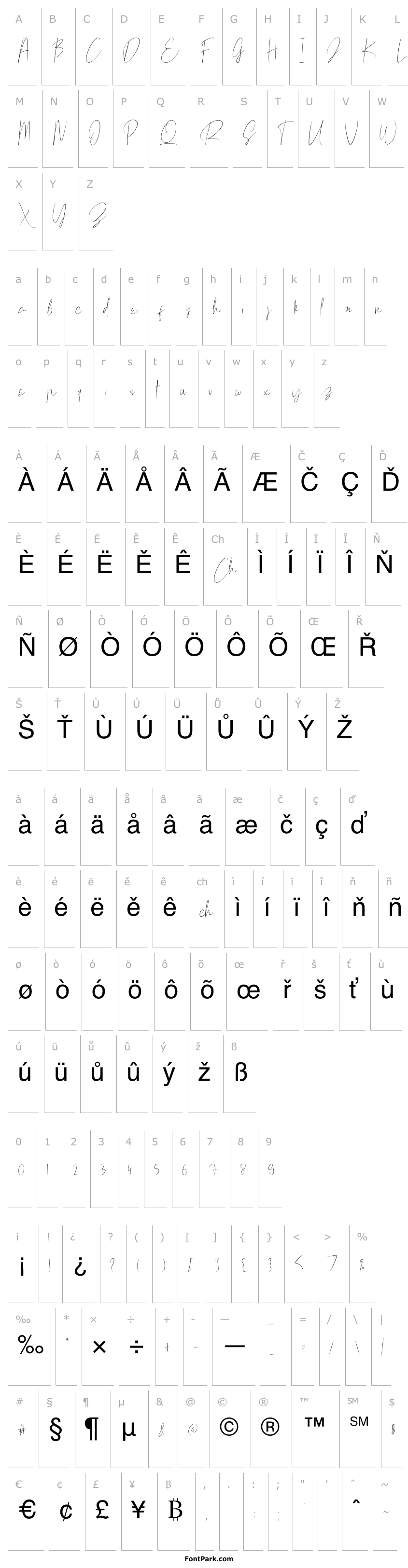 Přehled Mellati Script DEMO Regular