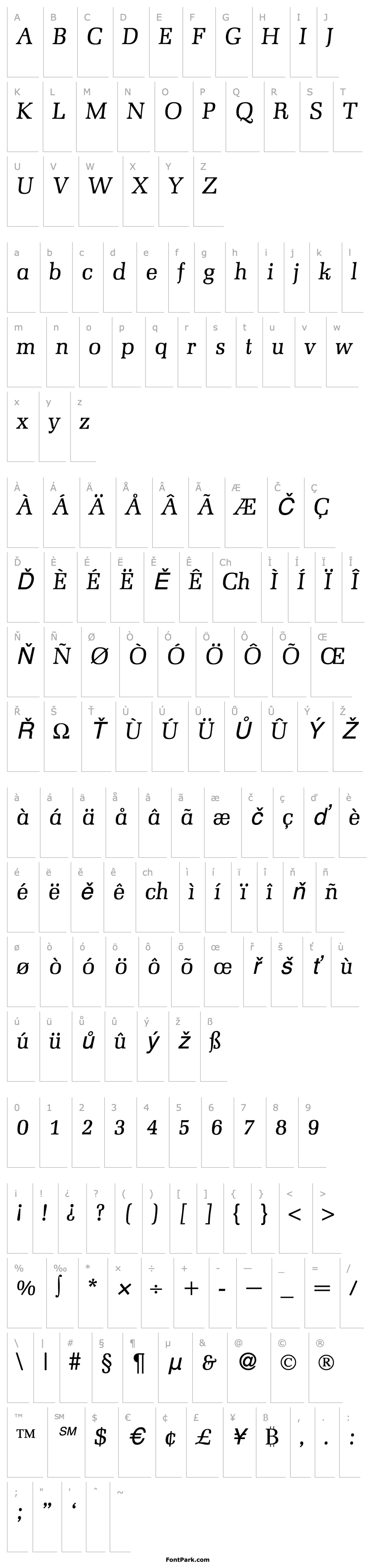 Overview Melmac-RegularItalic