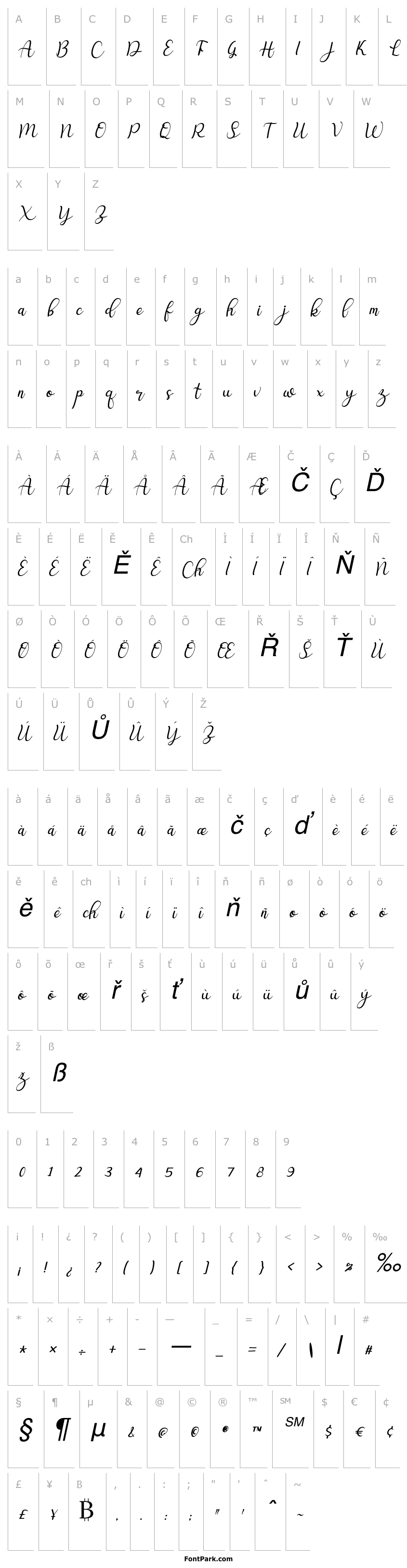 Overview Melya Italic